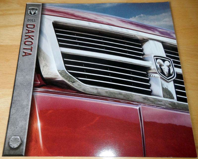 2011 dodge dakota pickup dealer sales brochure