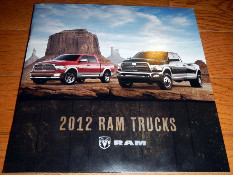 Brand new 2012 dodge ram trucks literature brochure