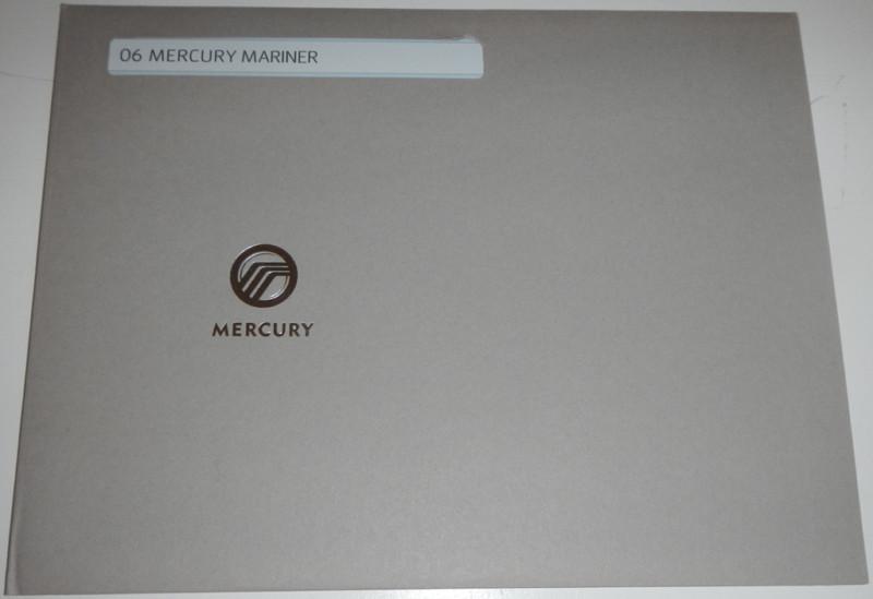 2006 mercury mariner portfolio brochure