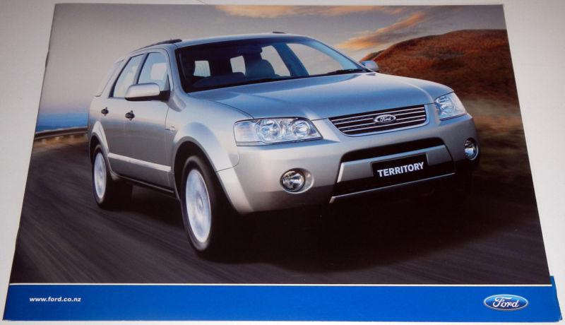 2005 or 2006 ford territory brochure - new zealand