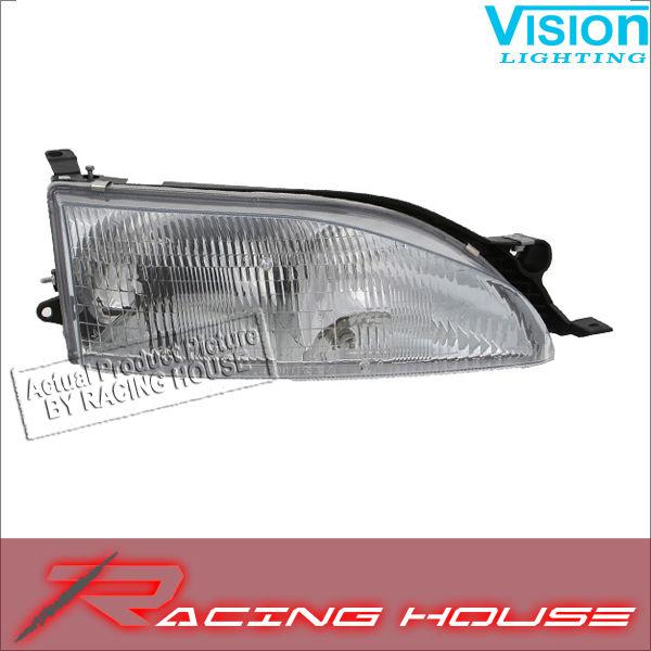 Right passenger side headlight kit unit replacement 1995-1996 toyota camry