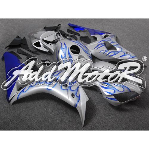 Injection molded fit fireblade cbr1000rr 06 07 dk.blue flames fairing 16n83