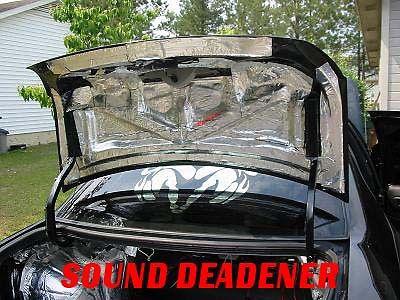 Vibration control mat sound deadener deadening 70mil 50sqft free dynamat sample