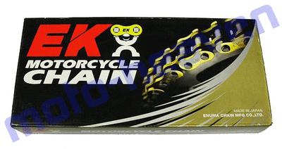 Ek 520 srx steel 120 links motorcycle drive x-ring chain o-ring quadra oring