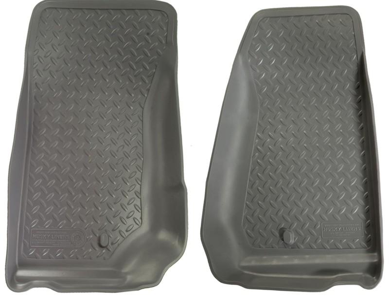 30522 husky liners® wrangler unlimited front liner grey 4dr floor mats 07-2013