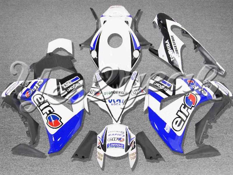 Injection molded fit fireblade cbr1000rr 08-11 blue white fairing zn917