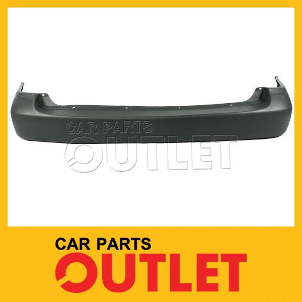 1998-2003 sienna rear bumper textured drk gray facial cover fascia plastic ce/le