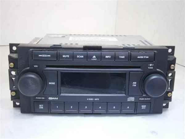 05-07 dodge dakota 6 disc cd radio player oem lkq