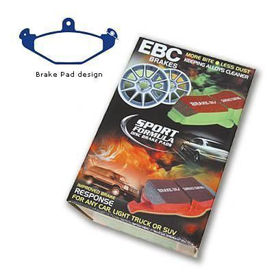 Ebc brake pads yellowstuff 4000 series kevlar® rear dodge lotus esprit viper set