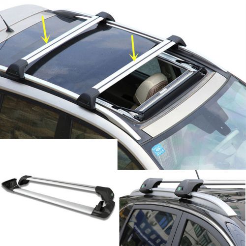 2pcs aluminum baggage holder roof cargo luggage rack for lexus is200t 2016t