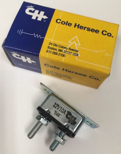 New cole hersee co. 30055-10-bx type i, 10 amp circuit breaker series