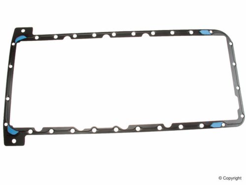 Engine oil pan gasket-elring wd express 215 06064 040 fits 04-10 bmw x5 4.8l-v8