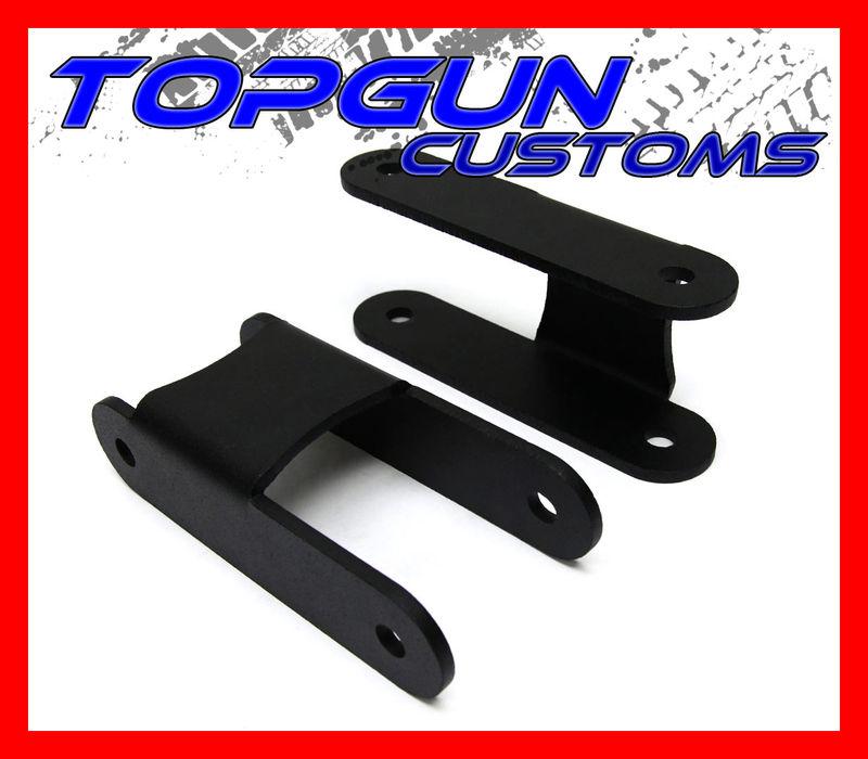06-11 hummer h3 2" rear lift shackles suspension leveling kit 2wd/4wd 4x4