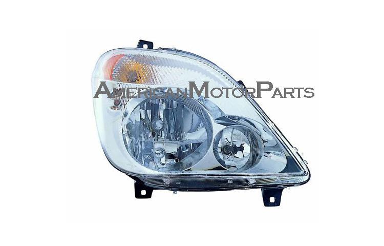 Right passenger side replacement headlight halogen type 07-09 dodge sprinter