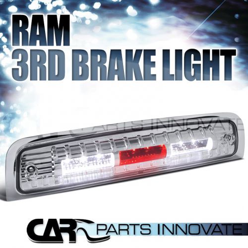 2014-2015 dodge ram 1500 2500 clear led 3rd brake light tail rear lamp