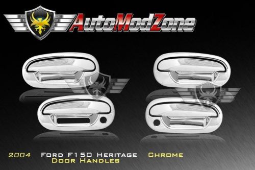 2004 04 ford f-150 heritage chrome 4 door handle cover w/ keypad &amp; psg keyhole