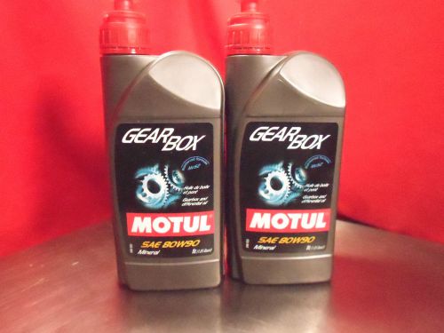 Motul gear oil 80w90 100091 2-1 liter for nissan api gl4 and gl5 / mil-l-2105d