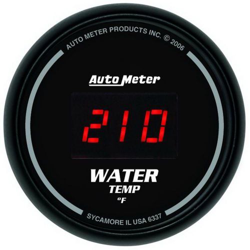 Auto meter 6337 sport-comp; digital water temperature gauge