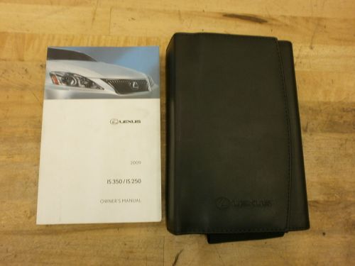 2009 lexus is 250/350 owners manual