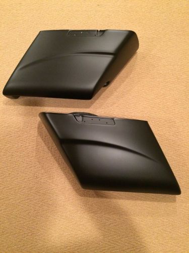 2014/16 topshop stretched new style extended 4.5&#034; fiberglass saddlebags