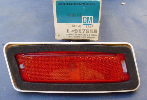 Nos 71 1971 72 1972 olds toronado rr side marker lamp light lens toro gm guide