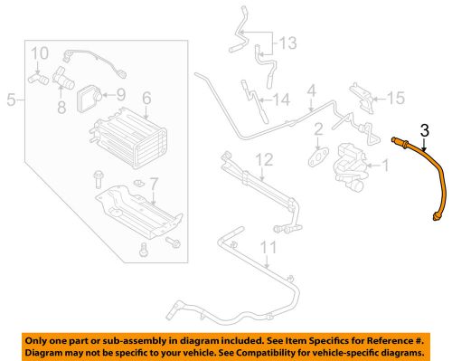 Ford oem 07-10 f-150 egr system-tube 7l3z9d477a