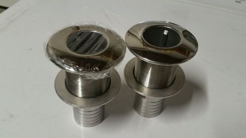 Attwood marine stainless steel thru hull 1-1/2&#034; 66551 for pair