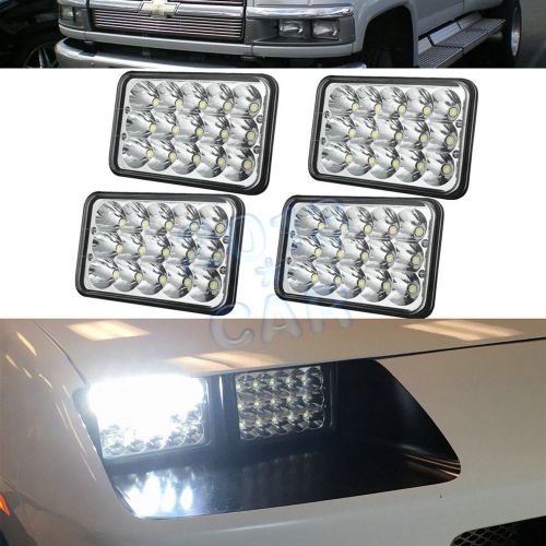 4pcs led headlights for chevrolet c4500 and c5500 vehicles with dual headlights