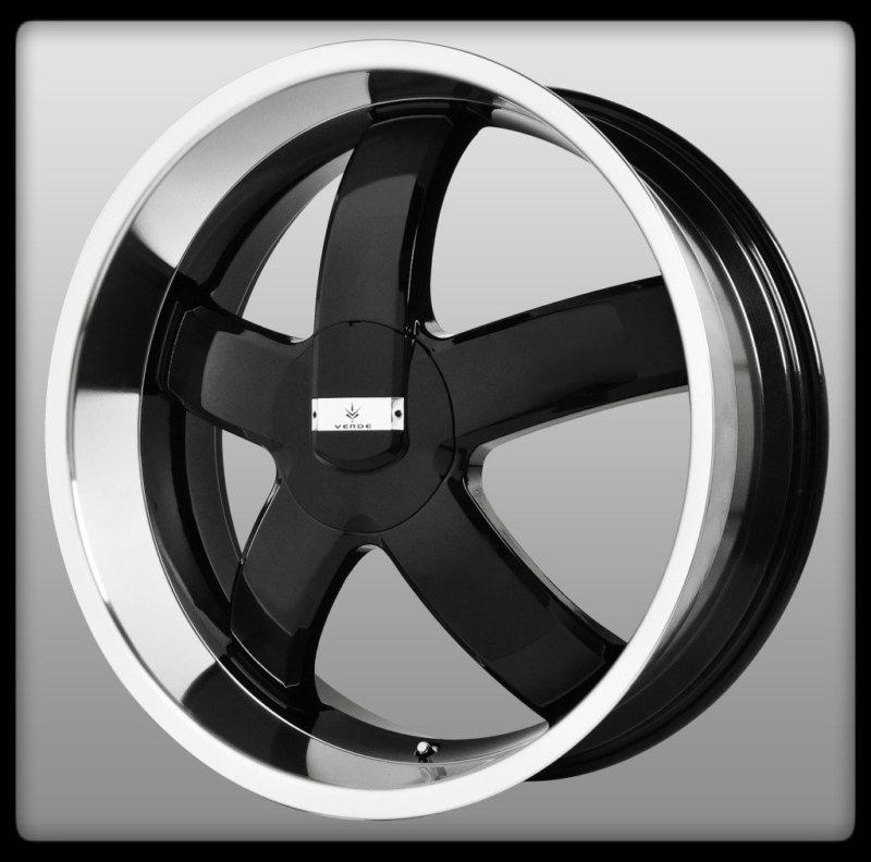 18" x 8" verde v32 skylon gloss black machined xtype mustang impreza wheels rims