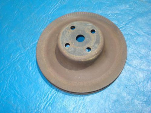 Original gm water pump single belt pulley #330556as 1968-1972 sb chevy