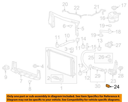 Gm oem radiator-thermostat housing seal 90537471