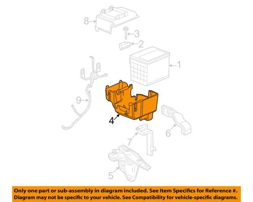 Gm oem-battery tray 25852536