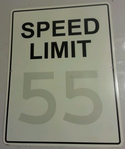 Speed limit 50 mph sign white and black man cave metal