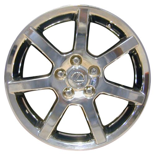 Oem reman 17x8 alloy wheel, rim sparkle silver full face painted - 74169