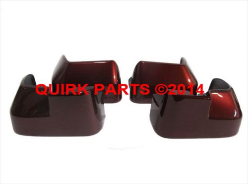 12-14 subaru impreza 5-d splash guard mud flap set camellia red pearl oe new