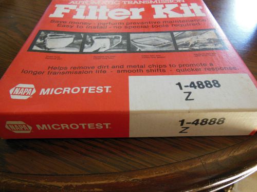 Vintage napa microtest automatic transmission filter kit atp 14888 early gm