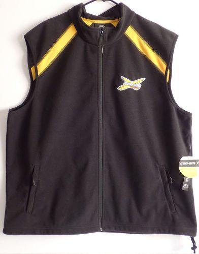 Can-am brp windproof x-team fleece vest / 2xl / new