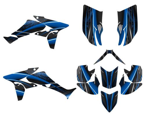 Trx 450r graphics honda 450r custom decal kit #3333 blue