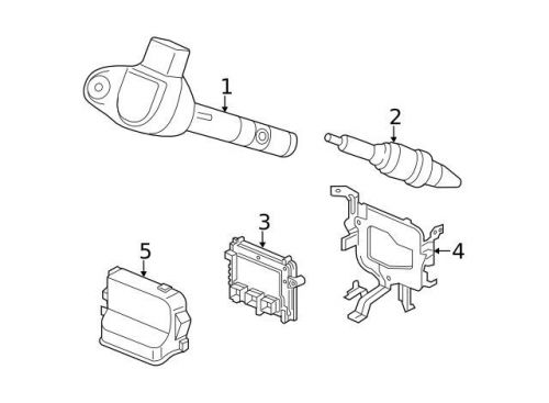 Genuine 2007-2010 honda odyssey ecm cover 37823-rgl-a01