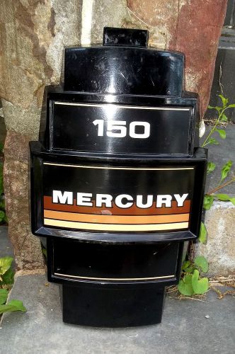 Mercury 150 hp outboard motor cowl cowling medallion front cover face plate