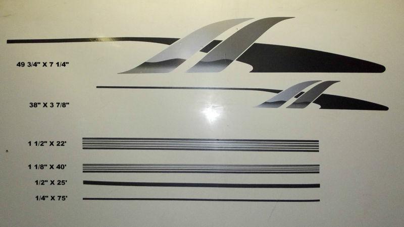 New boat rv car trailer graphic motorhome decal kit