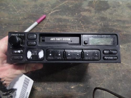 94 toyota camry av radio stereo 1 din mount w/cassette w/equalizer 86120-33090