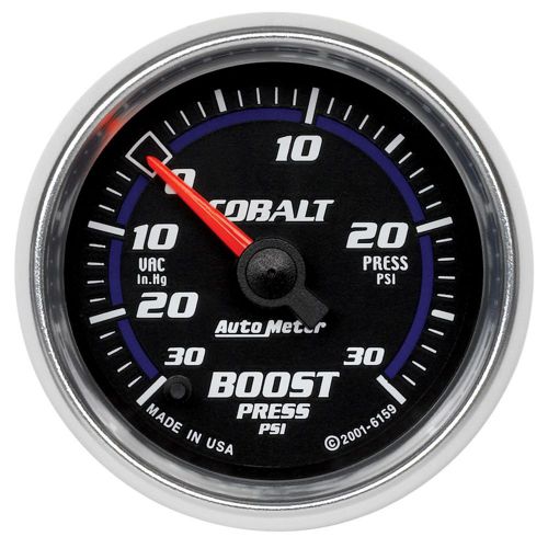 Auto meter 6159 cobalt; electric boost/vacuum gauge