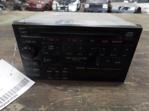 92 93 94 toyota 4 runner audio stereo radio am fm cd tape player unit