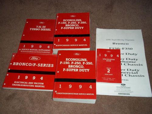 1994 ford truck maintenance manuals &amp; electrical diagrams