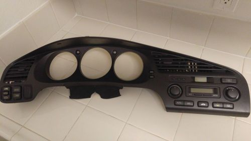 01-03 oem factory acura cl/cls instrument cluster bezel trim with all buttons!