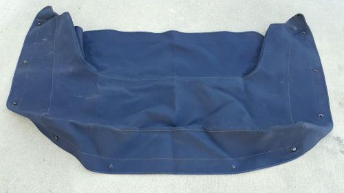 Porsche 911 cabriolet soft top boot tonneau cover dark blue canvas