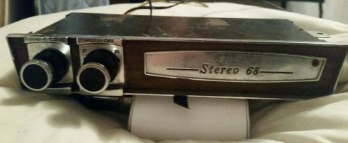 Vtg verb-a-tone stereo 68 fader reverb 60s car radio ford gm mopar? reverberator