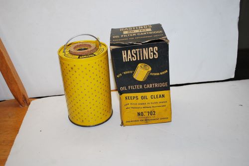 Hastings oil filter with densite no. 702 unopened replaces briggs g-300