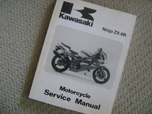 Kawasaki 1995 ninja zx-6r factory dealer service  repair manual